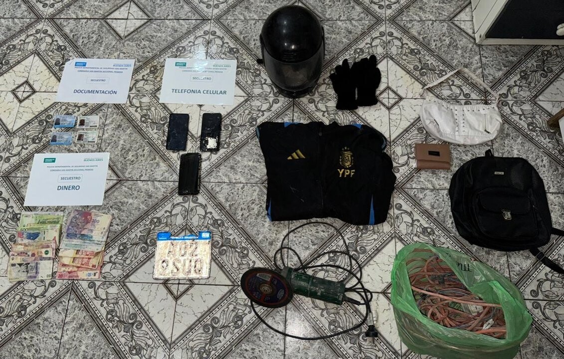 Suspect in series of robberies arrested in San Martín