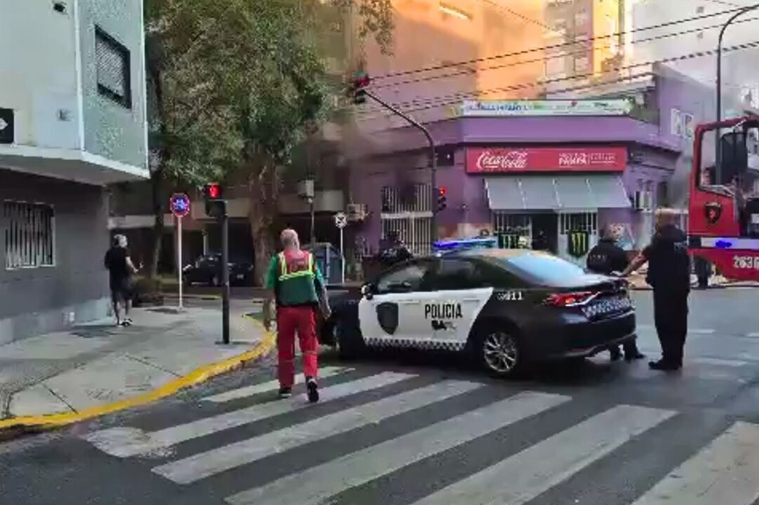 Fire in Warehouse in Belgrano