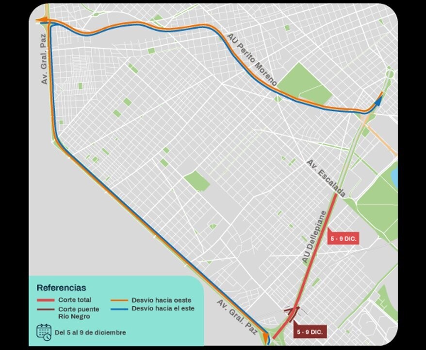 В Буэнос-Айресе перекроют автодорогу Дельепьяне