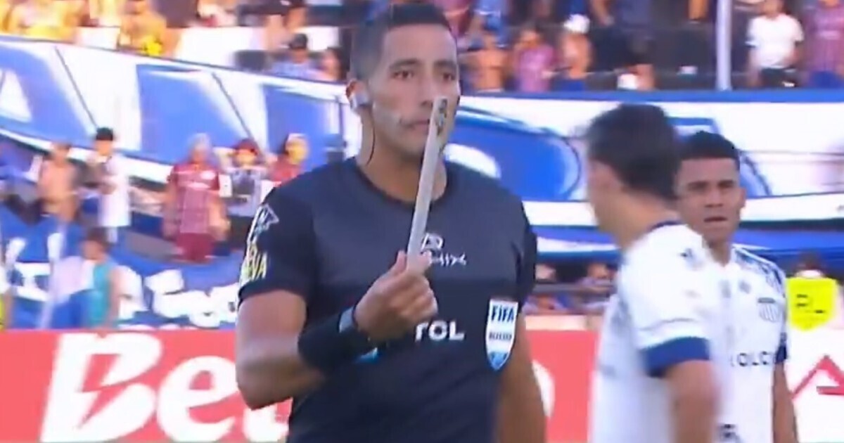 Identification of the perpetrator of the referee in Argentina