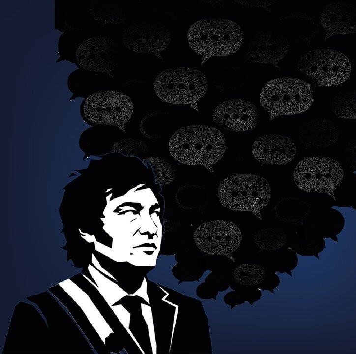 Analysis of Milei's tweets shows one in seven posts contains insults