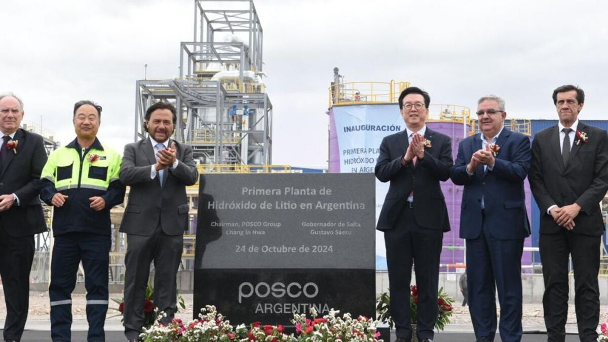 POSCO Argentina Inaugurates Lithium Hydroxide Plant