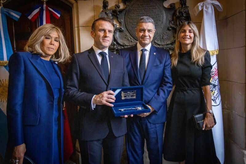 Emmanuel Macron Honored in Buenos Aires | Ours Abroad News