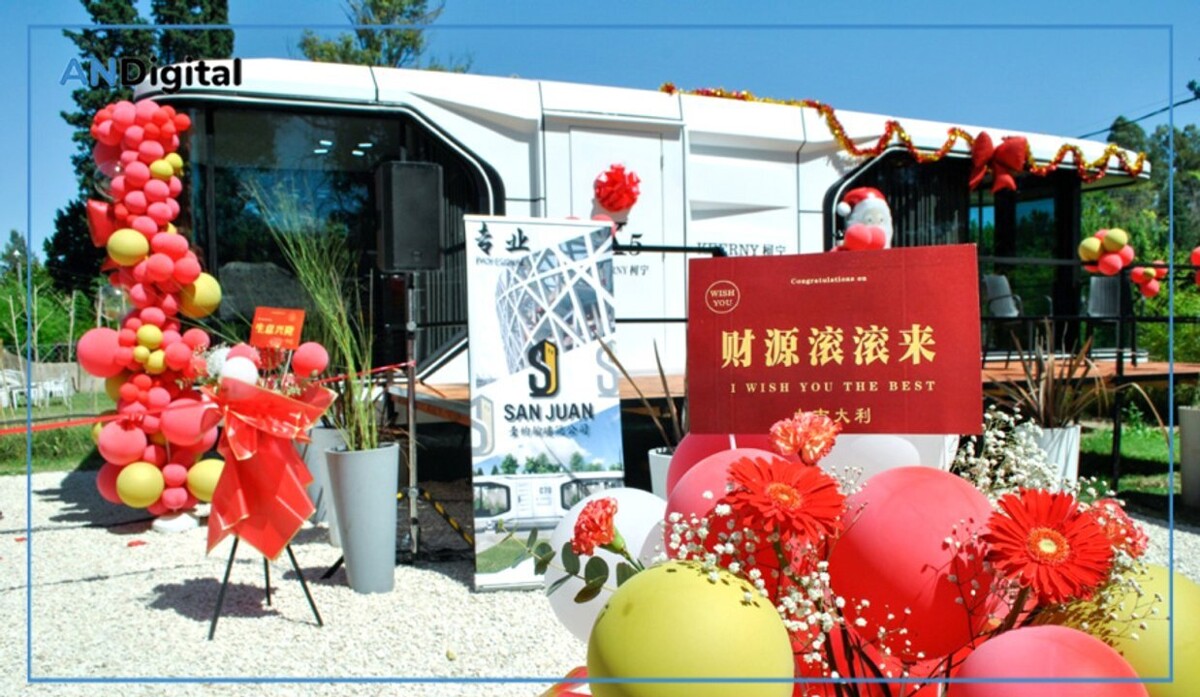 Chinese Chamber of Commerce Opens in Argentina, Showcasing Innovative Container Homes