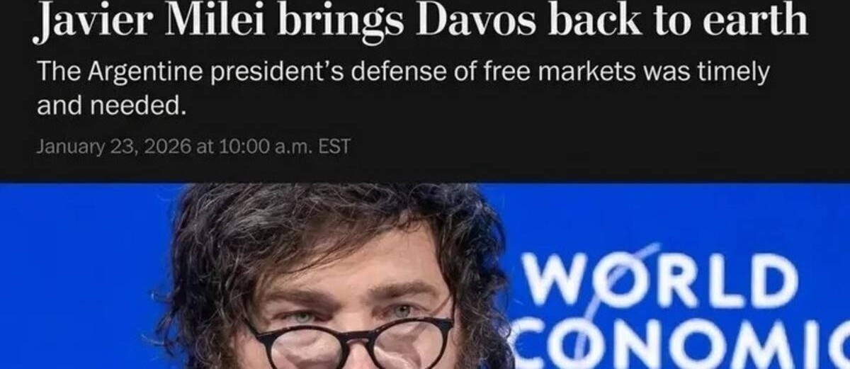 The Washington Post высоко оценил выступление президента Аргентины Javier Milei в Давосе