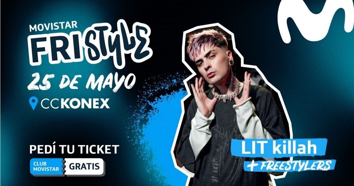 Мероприятие Movistar Fristyle с участием Lit Killah в Ciudad Cultural Konex