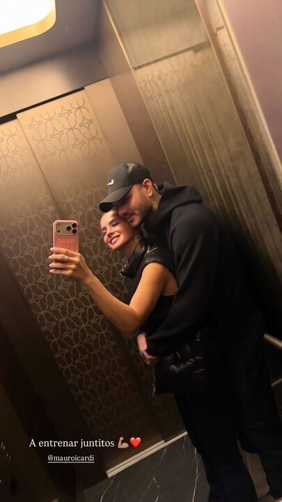 Suárez Shares Icardi's Training Photos