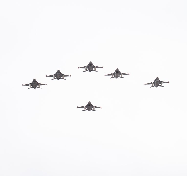 First F-16s from Denmark Pass Over Buenos Aires
