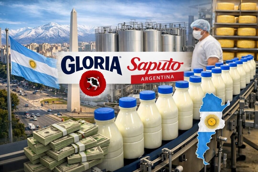 加拿大 Saputo 将其在阿根廷 80% 的乳制品业务出售给秘鲁 Gloria Foods