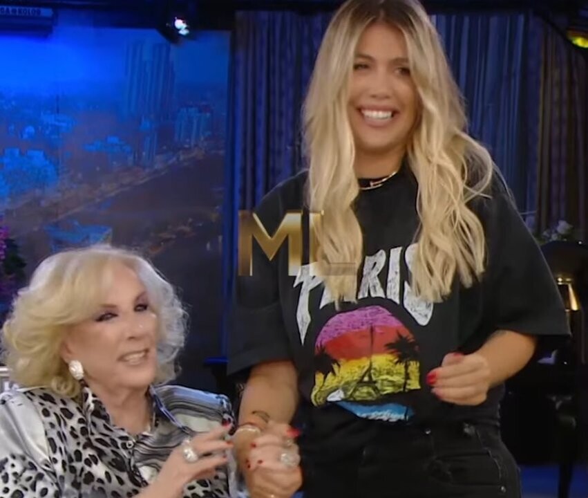 Wanda Nara and L-Gante on La Noche de Mirtha