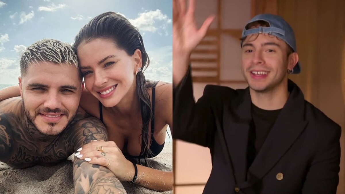 Picante ida y vuelta entre Wanda Nara y Rusher King en MasterChef Celebrity