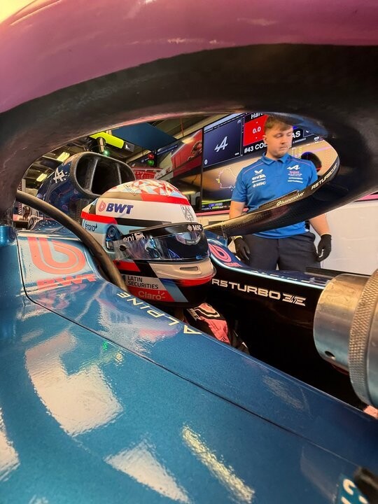 Colapinto Sets Top Speed in Australia