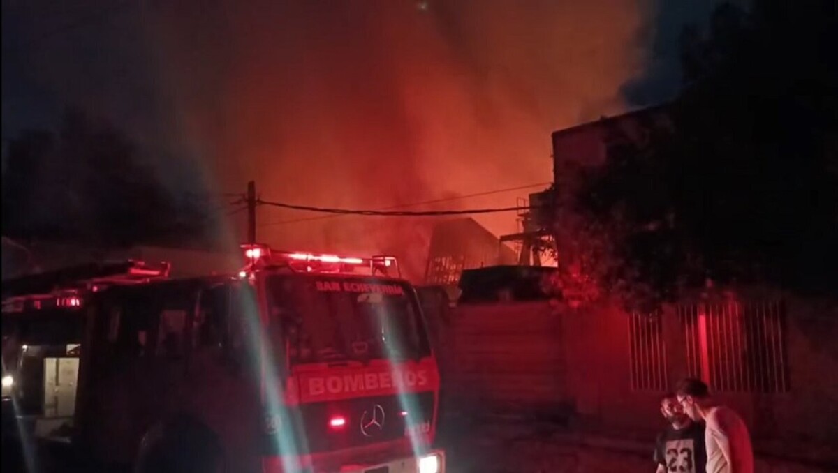 Major Fire at Prefabricated House Factory