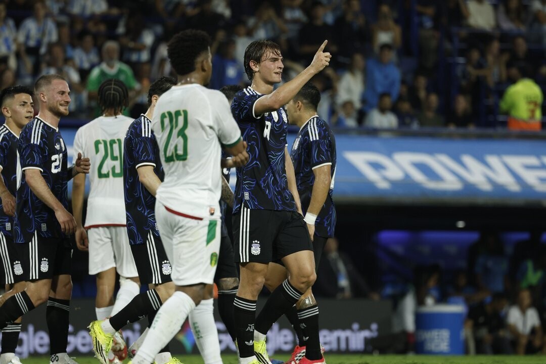 阿根廷 2-1 战胜毛里塔尼亚