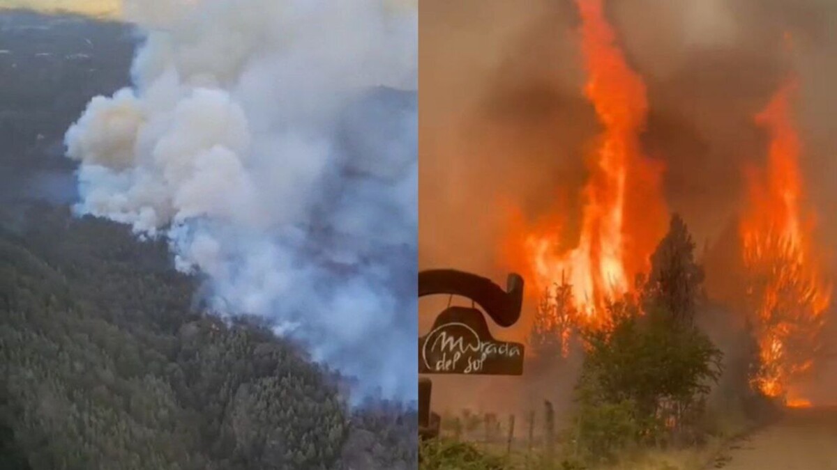 Forest Fires Force Evacuations in El Bolsón