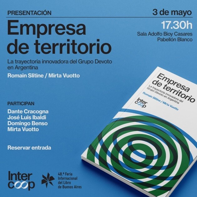 Intercoop представляет книгу 'Territory Company: Траектория группы Devoto в Аргентине'