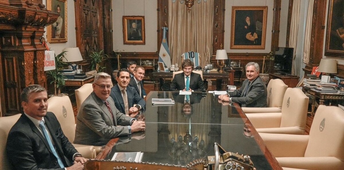 Argentina's President Meets with Vicuña Mega-Mining Project Executives
