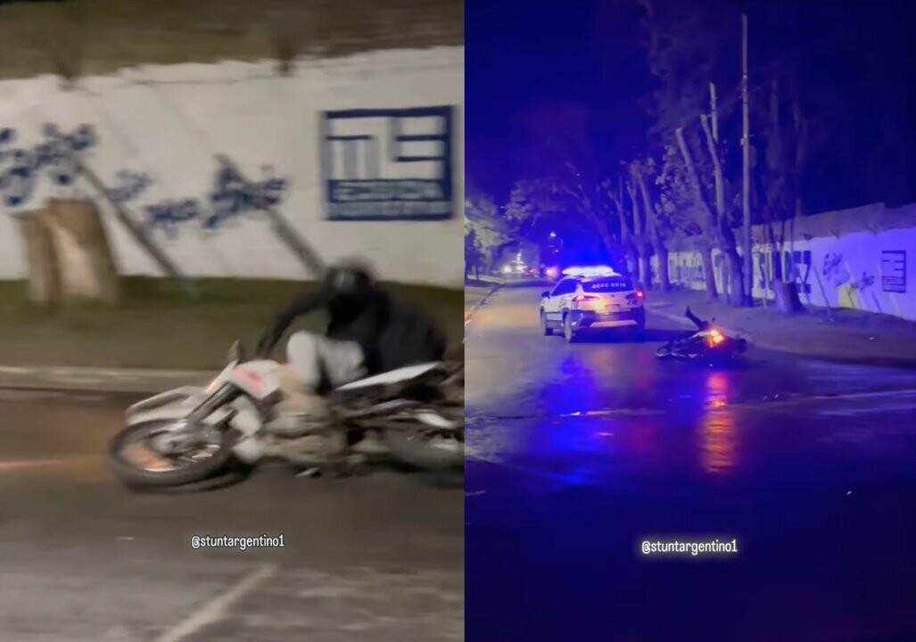 Видео мотоциклистов, скользящих по замерзшей дороге, стало вирусным в Тристан-Суаресе