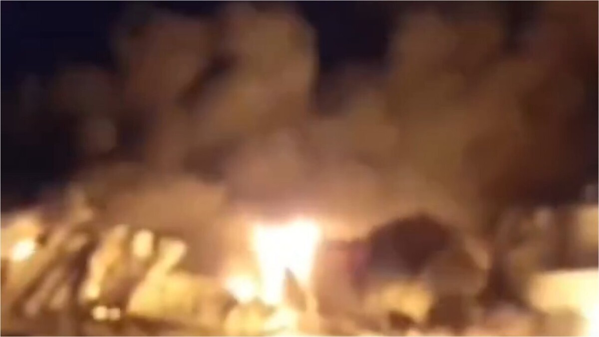 Взрыв в промышленном парке Эсейса: горит химический завод