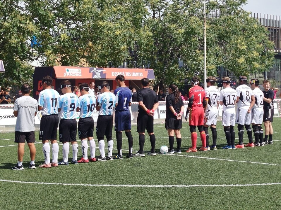 Сборная Аргентины по футболу для незрячых одержала победу на старте Кубка Танго