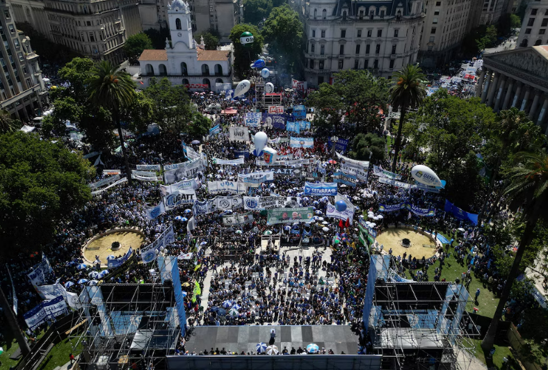 Protests Against Labor Reform in Argentina