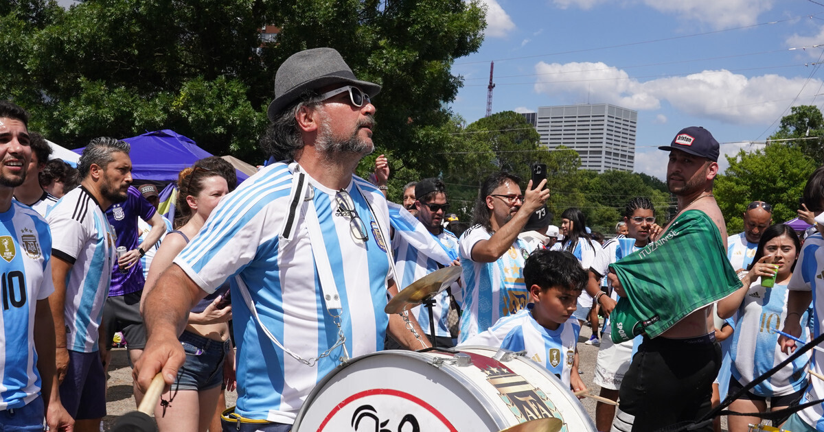 Фанаты Аргентины и Канады объединяются в Атланте на вечеринке Copa America