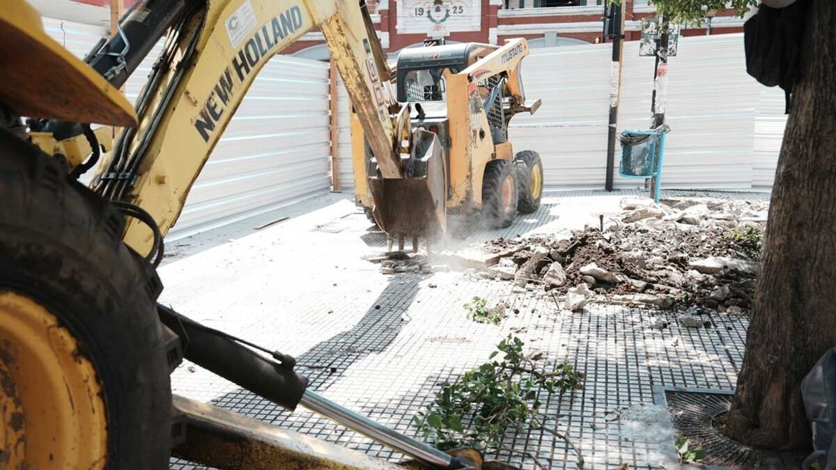 Реконструкция пешеходной улицы Лаприда в Ломас-де-Саморе
