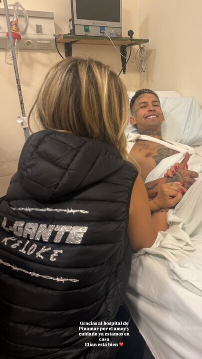 L-Gante suffers accident and is treated in Pinamar