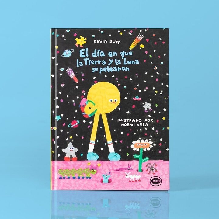 Новая иллюстрированная книга 'День, когда Земля и Луна поссорились' от издательства Limonero дебютирует на книжной ярмарке