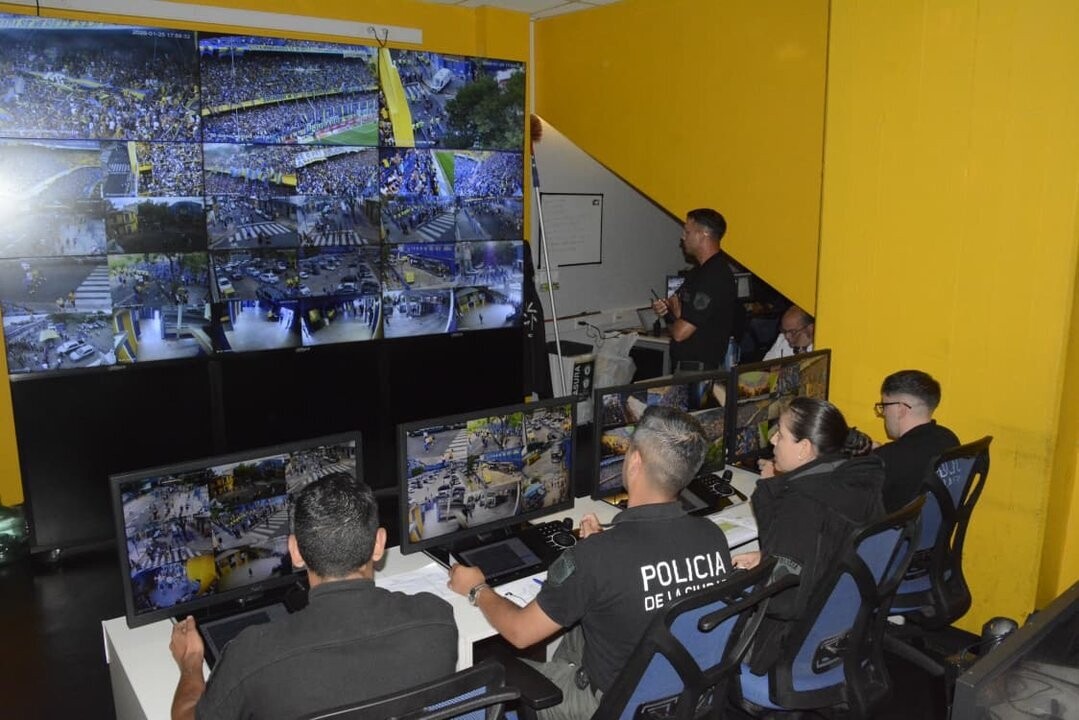 Major Security Operation at Matches in Buenos Aires