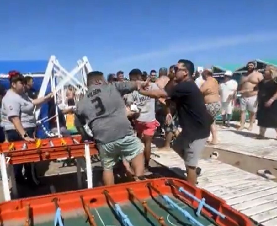 Violent Incident at Mar del Plata Beach