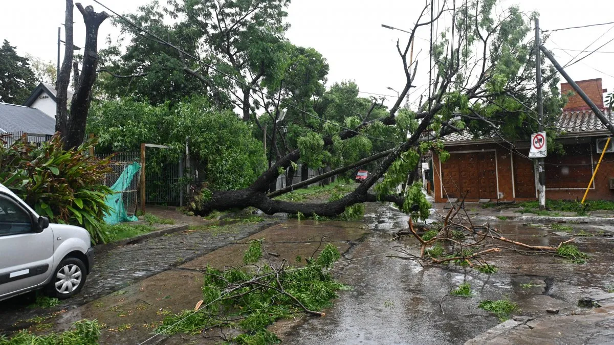 Сильный шторм с градом и наводнениями поразил Буэнос-Айрес