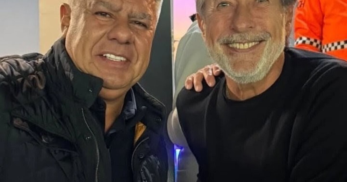 AFA President at Match with Guillermo Francella