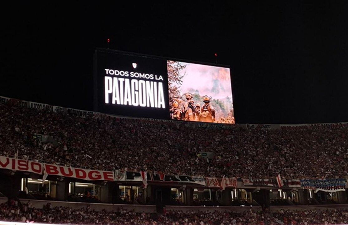 River Plate Supports Fire Victims in Patagonia