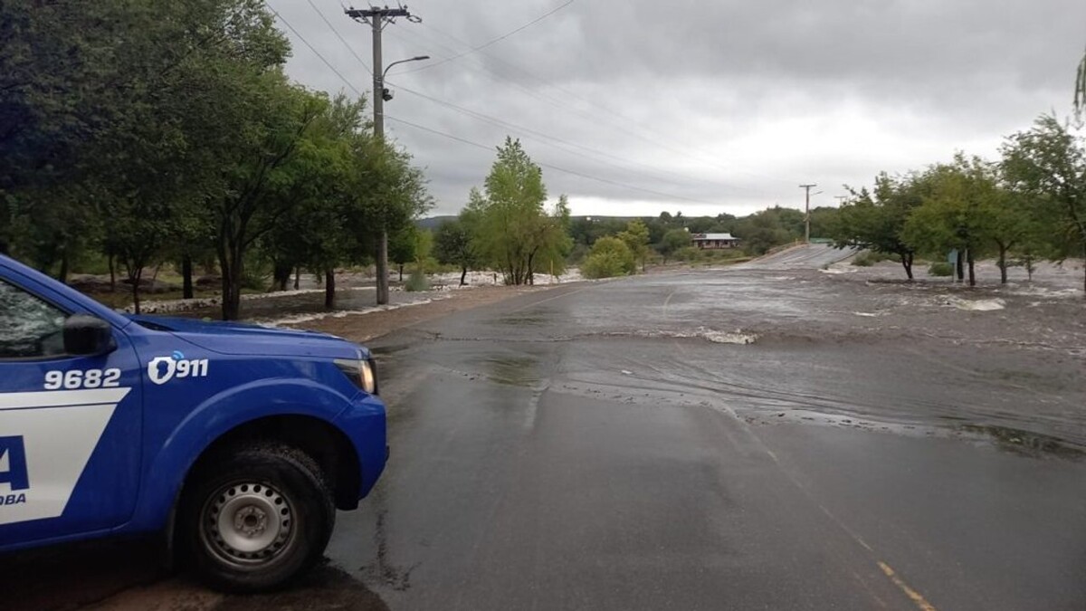 Fuertes lluvias en la provincia de Córdoba