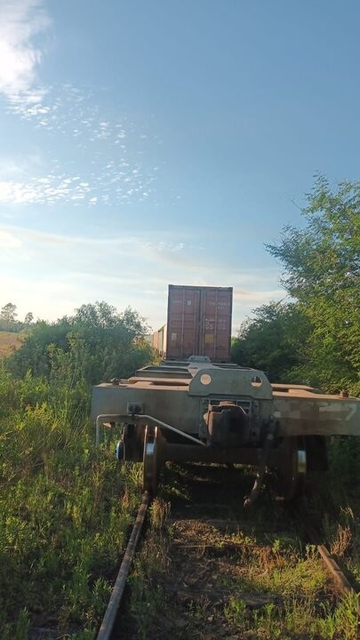 Грузовой поезд сошёл с рельсов в Апо́столесе