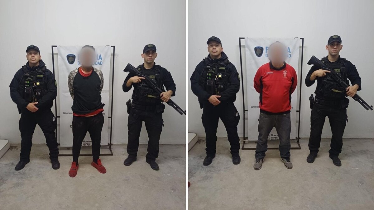 Two criminals with extensive criminal records arrested in Buenos Aires