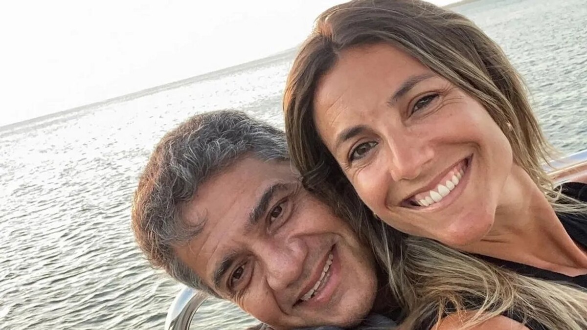 Host María Belén Ludueña is pregnant with her first child