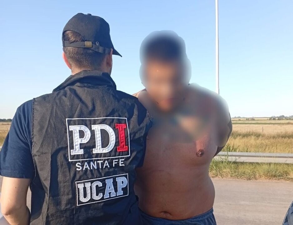 Dangerous Fugitive from Santa Fe Captured While Fleeing to Córdoba