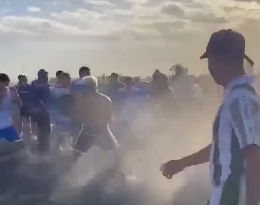 Street Fight in Neighborhood Football Tournament