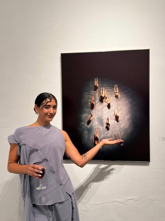 Olympic Swimmer Delfina Pignatiello Unveils Her First Art Exhibition 'Nymphs'