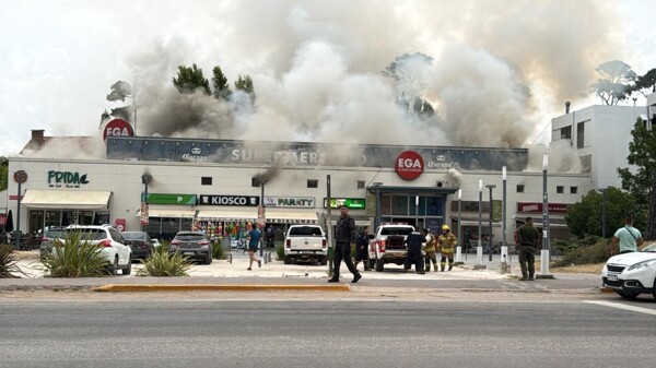 Fire at Supermarket in Pinamar Generates Alerts