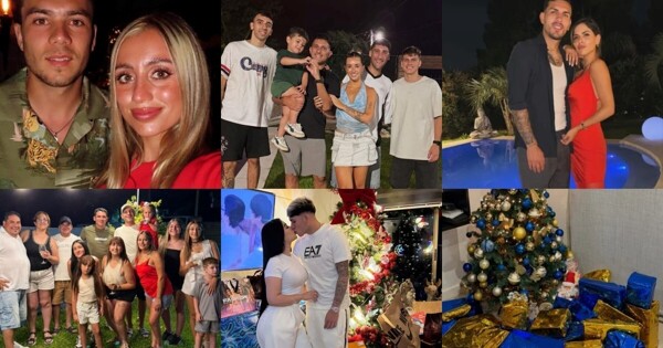 Boca Juniors Players Celebrate with Families