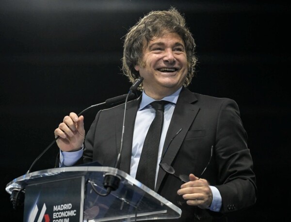 Milei delivers speech at Madrid Economic Forum