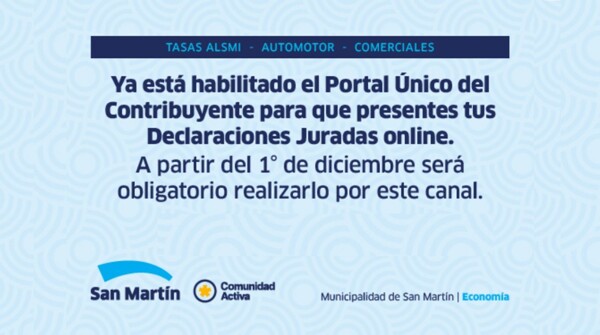San Martín Municipality Launches Single Taxpayer Portal