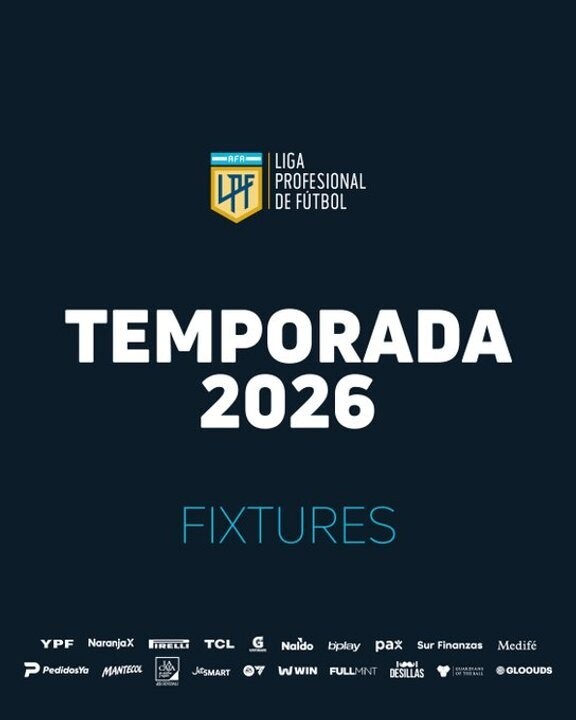 AFA releases the fixture for the 2026 Torneo Apertura