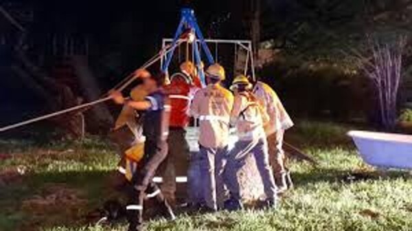 Father Saves Daughter from Well in Argentina