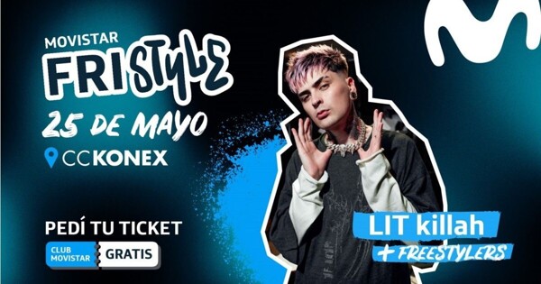 Мероприятие Movistar Fristyle с участием Lit Killah в Ciudad Cultural Konex