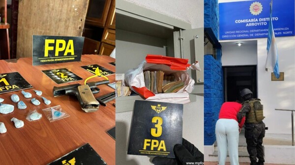 Argentina: Desmantelan organización de narcomenudeo en Córdoba