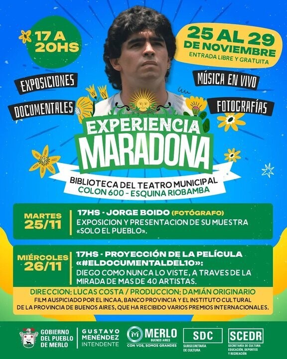 В Буэнос-Айресе стартует культурный фестиваль "Experiencia Maradona"